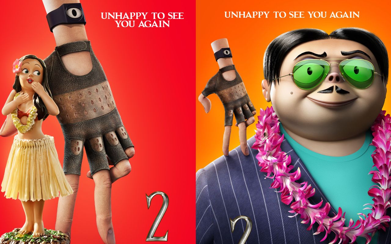 Родина Адамсів 2: серія постерів показує, чим займаються герої у відпустці