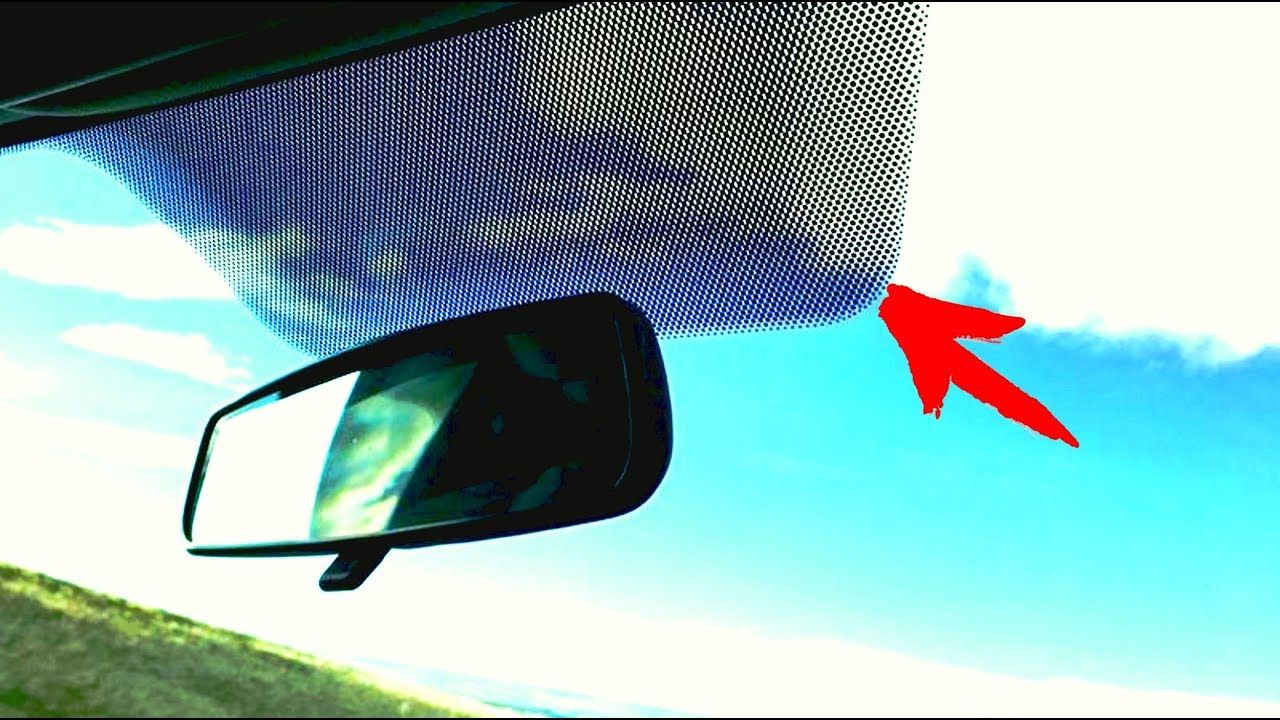 Навіщо потрібні чорні точки по краях вітрового скла