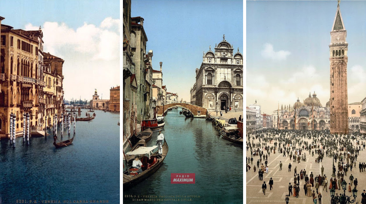Якою була Венеція в 1890-і роки: кольорові фото з архіву
