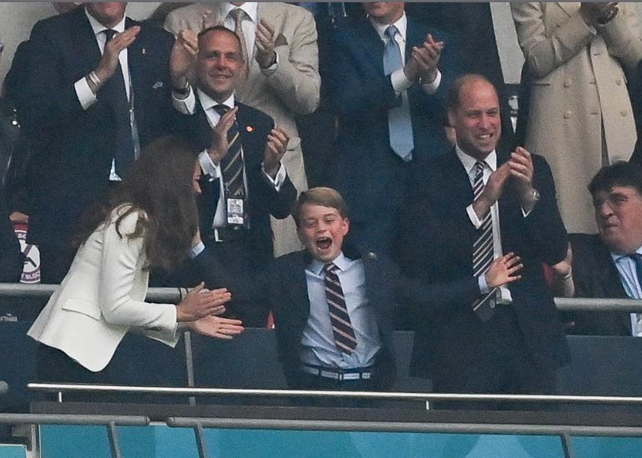 Реакція маленького принца Джорджа під час фінального матчу Євро-2020 стала новим мемом