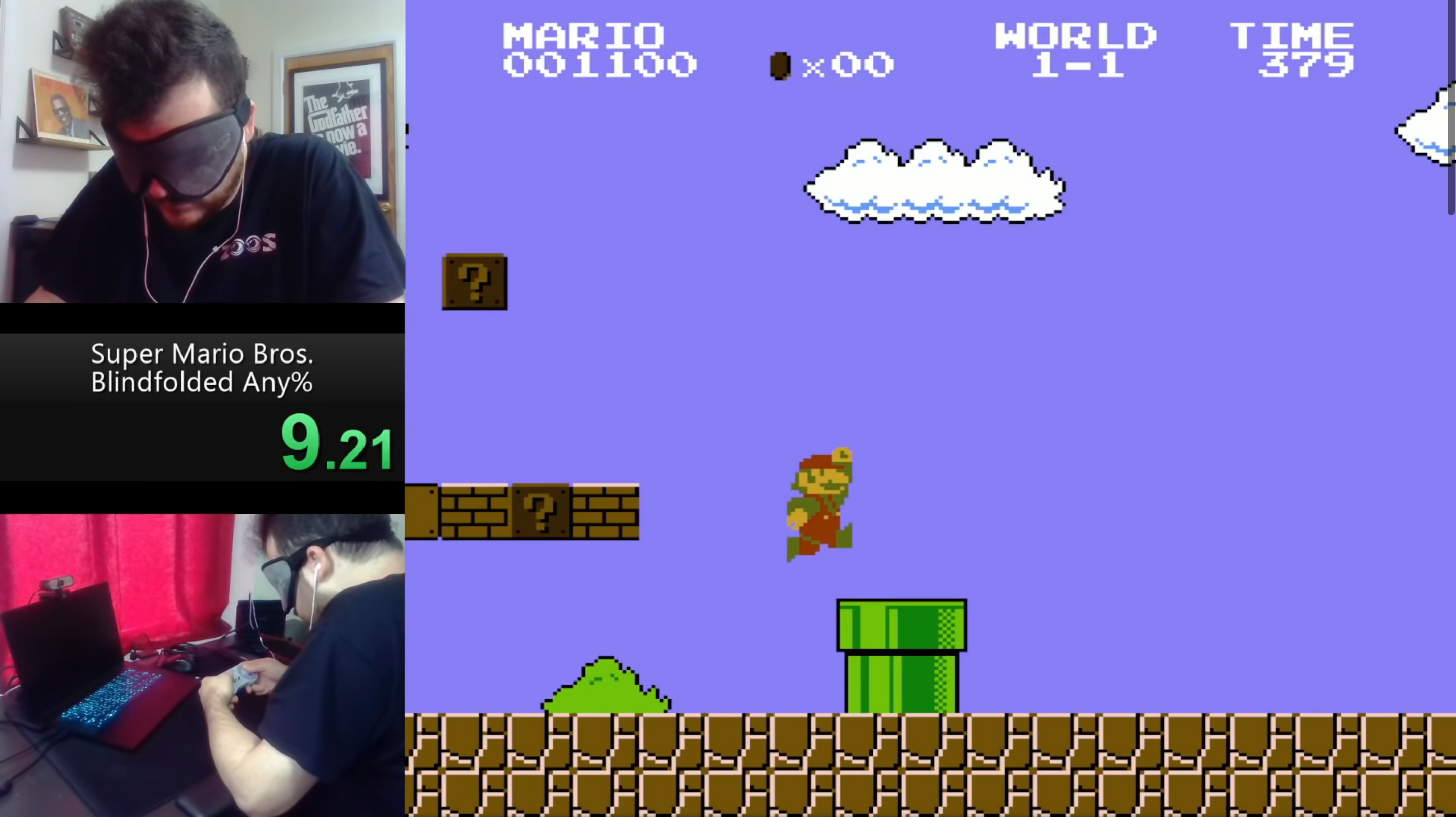 Геймер пройшов Super Mario за 12 хвилин з зав'язаними очима - фото 1