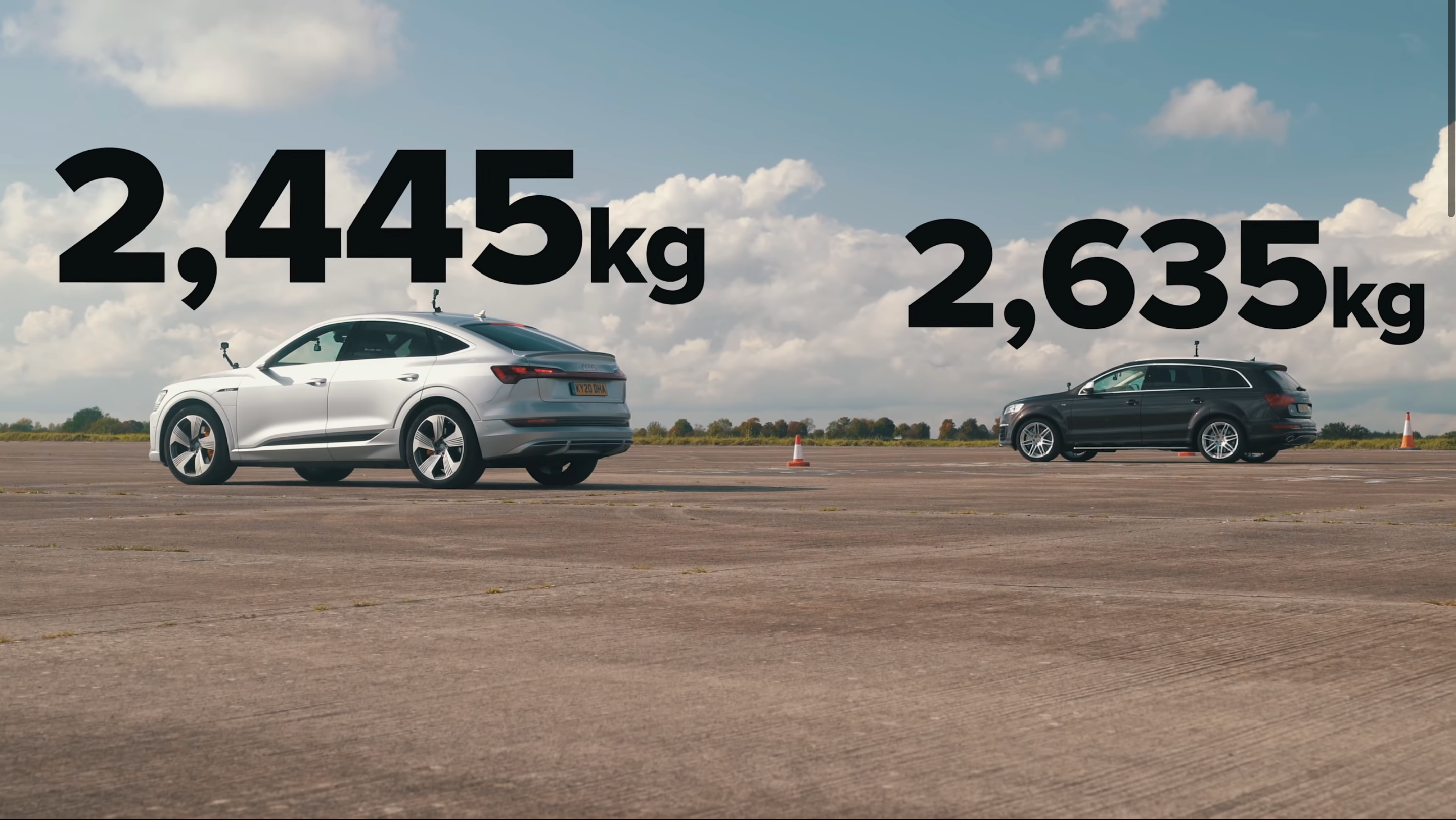 Audi e-tron Sportback порівняли з дизельним Q7 V12 TDI - фото 1