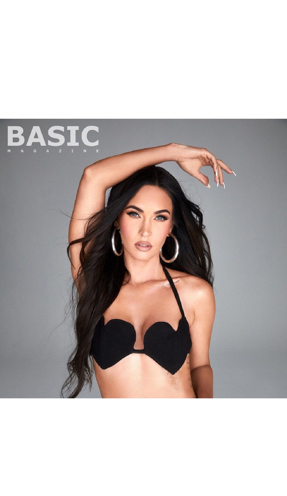 Меган Фокс для BASIC MAGAZINE - фото 1