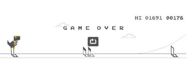 Олімпіада 2020: в Google Chrome з'явилась таємна гра з динозавром - фото 469675