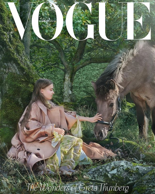 Грета Тунберг з'явилася на обкладинці першого номеру Vogue Scandinavia - фото 471647