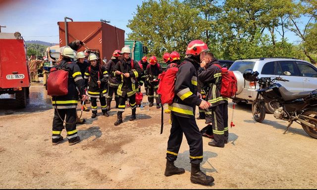 Українські рятувальники показали, як гасять вогонь в Греції - фото 471890