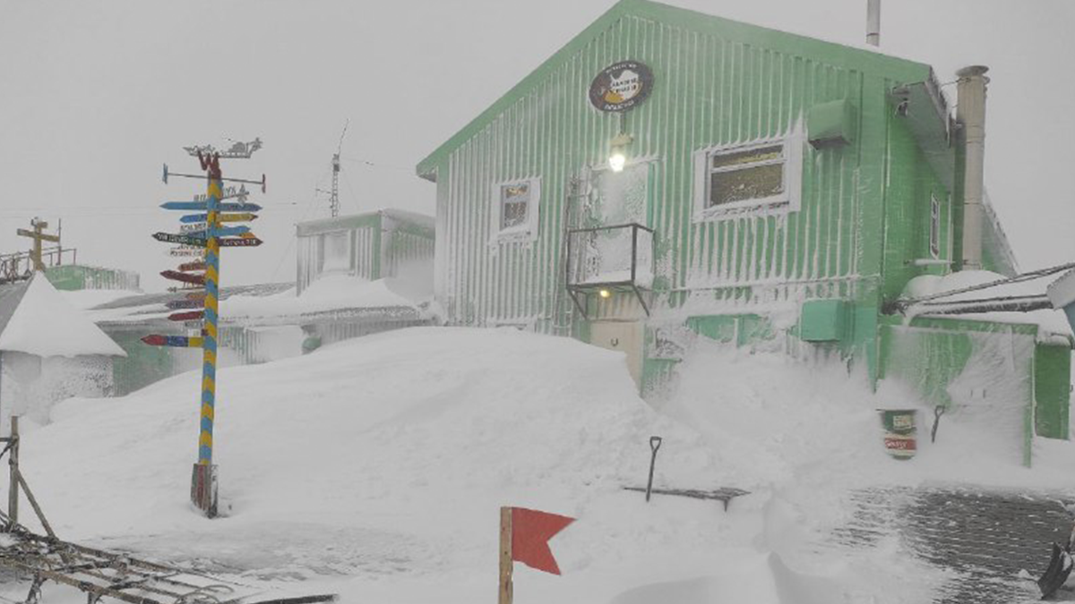 Полярну станцію Академік Вернадський замело снігом: фотозвіт від українських науковців