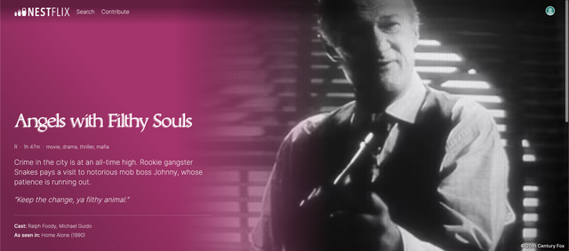 У мережі з'явився клон Netflix: у ньому можна знайти підбірки вигаданих фільмів - фото 472177