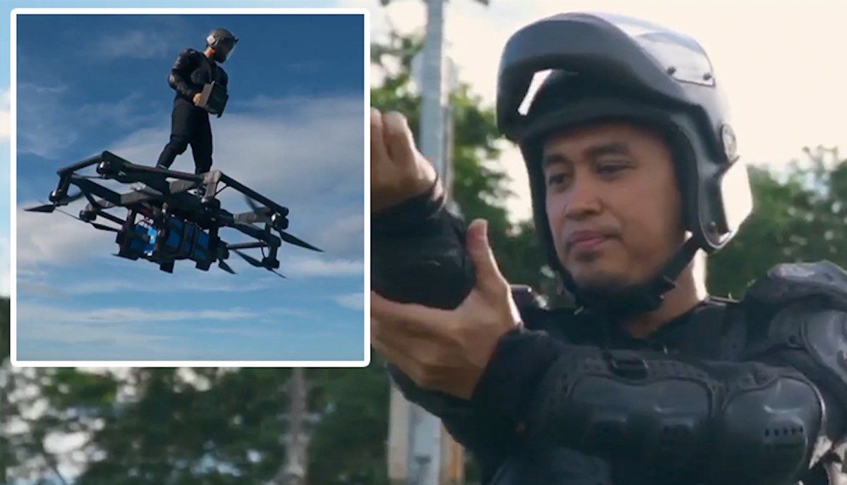 Філіппінець встановив рекорд з польоту на саморобному ховерборді