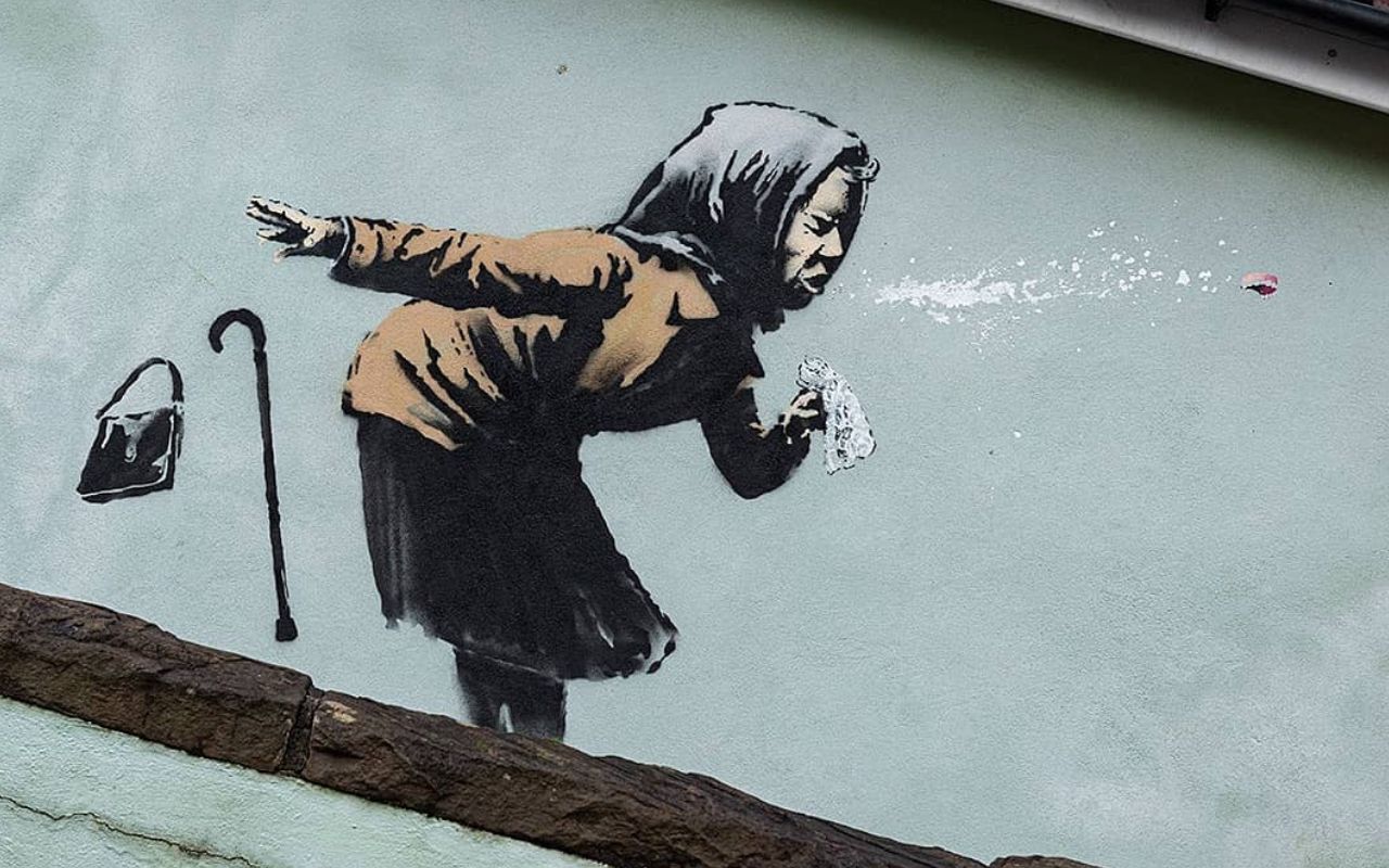 Ну нарешті: Бенксі підтвердив авторство десяти своїх робіт