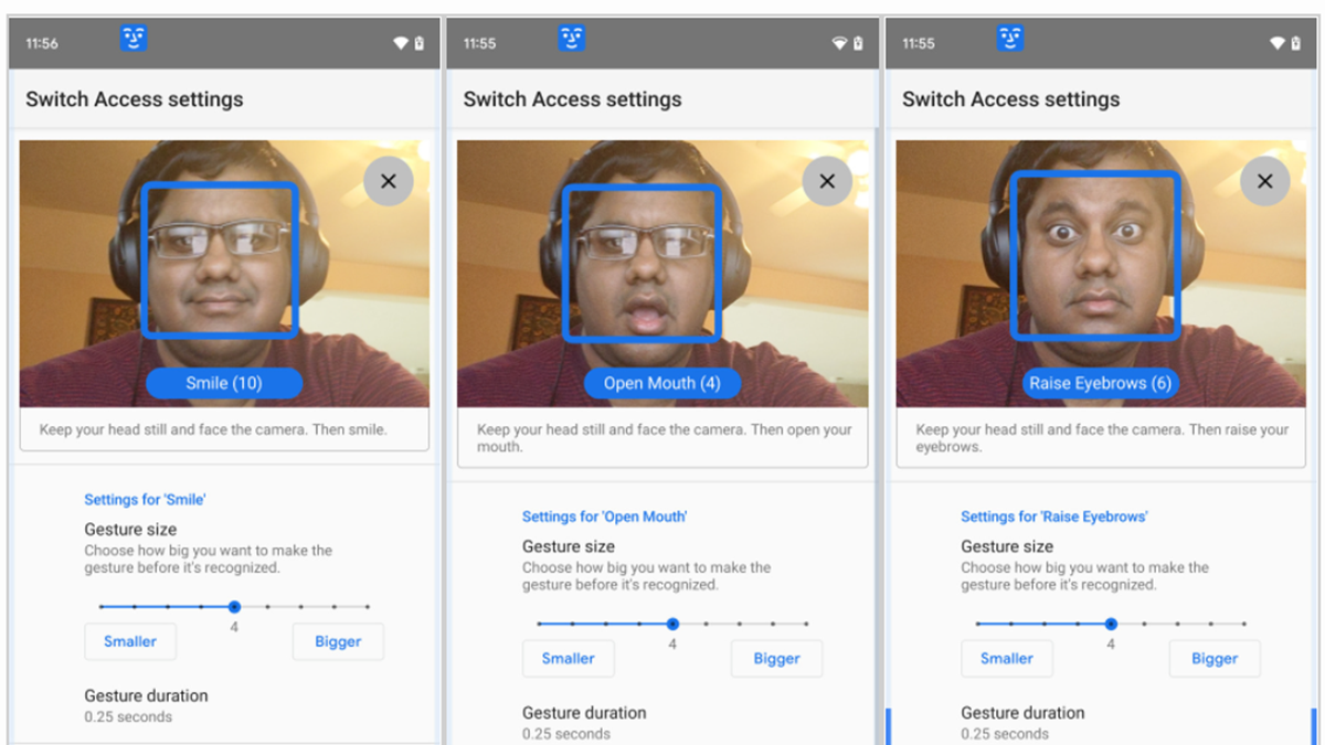 На Android з'явиться можливість керувати смартфоном за допомогою міміки