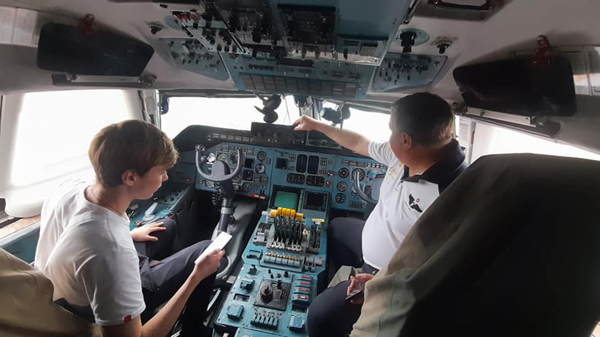 Дивіться, як виглядає український авіагігант Ан-225 Мрія зсередини