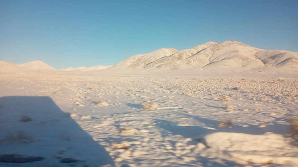 Найпосушливішу пустелю світу засипало снігом: фотофакт