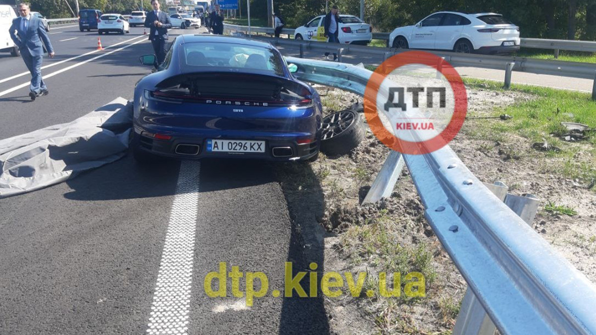 Аварія Porsche 911 біля Борисполя - фото 1