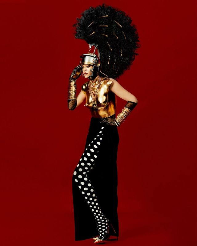 Ріанна у стильному образі знялася для обкладинки номера Dazed - фото 476640