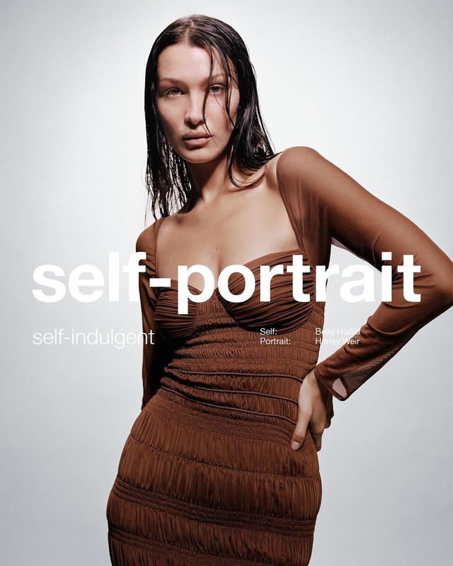 Белла Хадід знялася у рекламній кампанії Self-Portrait: стильні фото - фото 477726