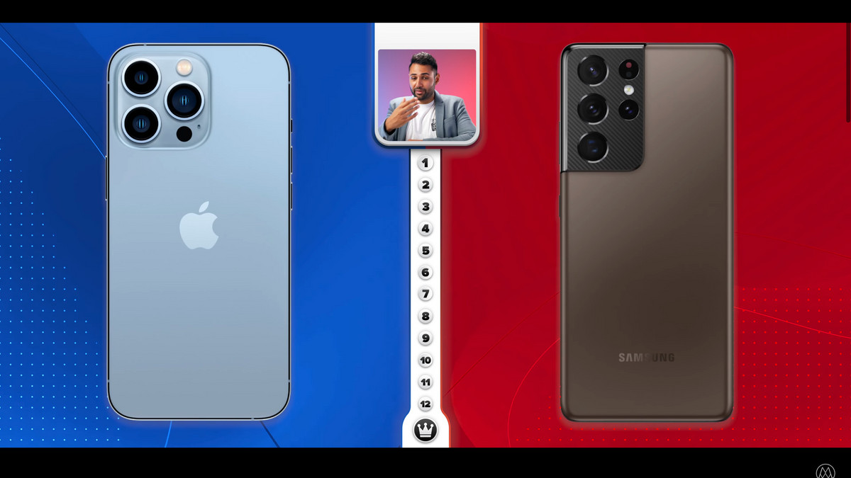 Блогер порівняв камери iPhone 13 Pro Max проти Samsung Galaxy S21 Ultra - фото 1