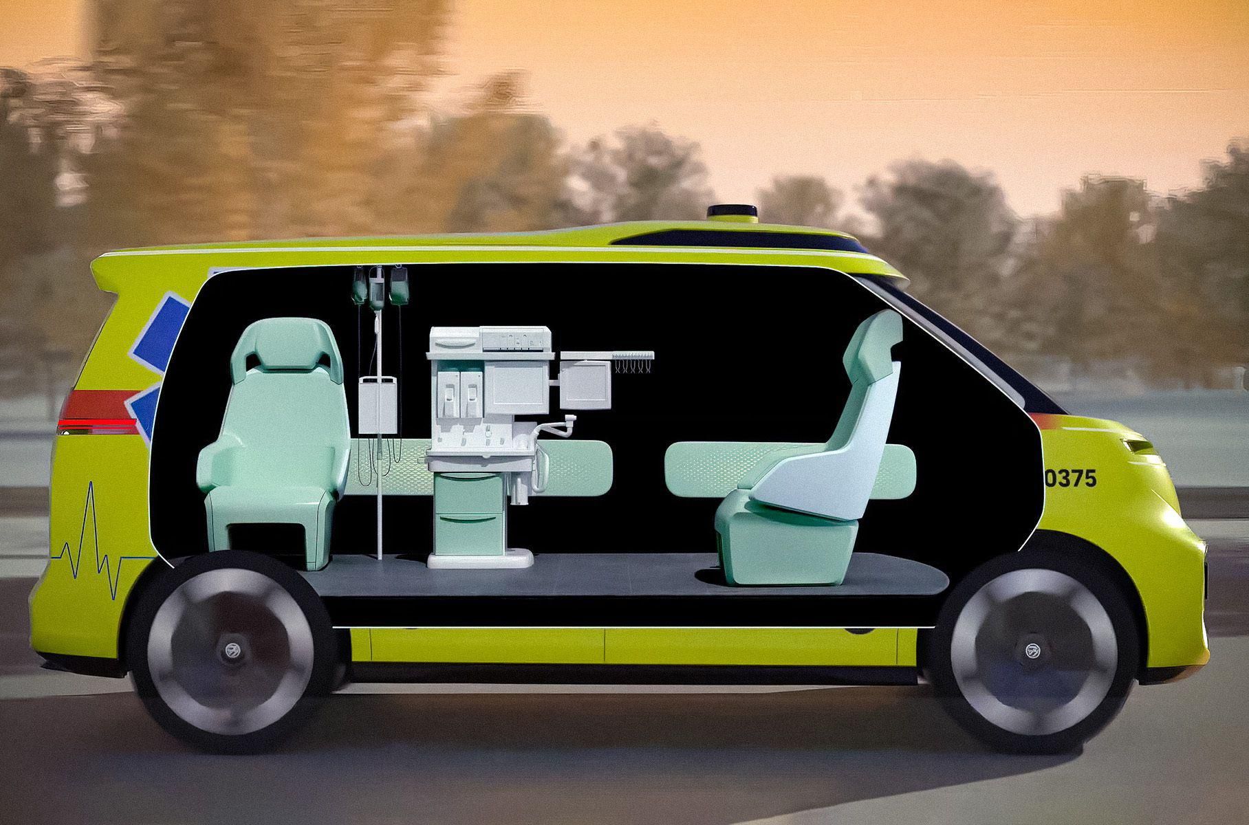 Volkswagen хоче перетворити ID.Buzz на безпілотну карету швидкої допомоги