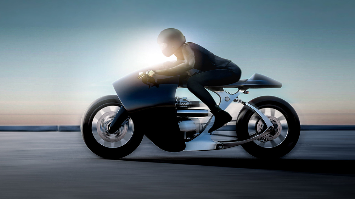 У Bandit9 показали футуристичний мотоцикл з дизайном, натхненним морськими скатами