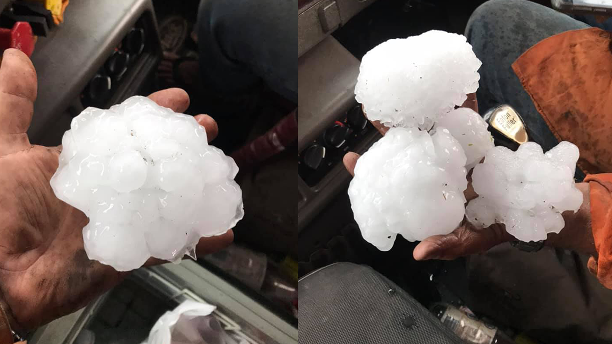 В Австралії випав найбільший в історії град: відео