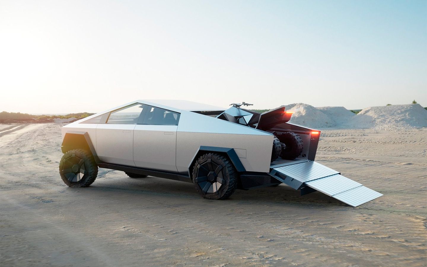 Дивіться, як Tesla тестує оновлений Cybertruck з класичними дзеркалами: відео