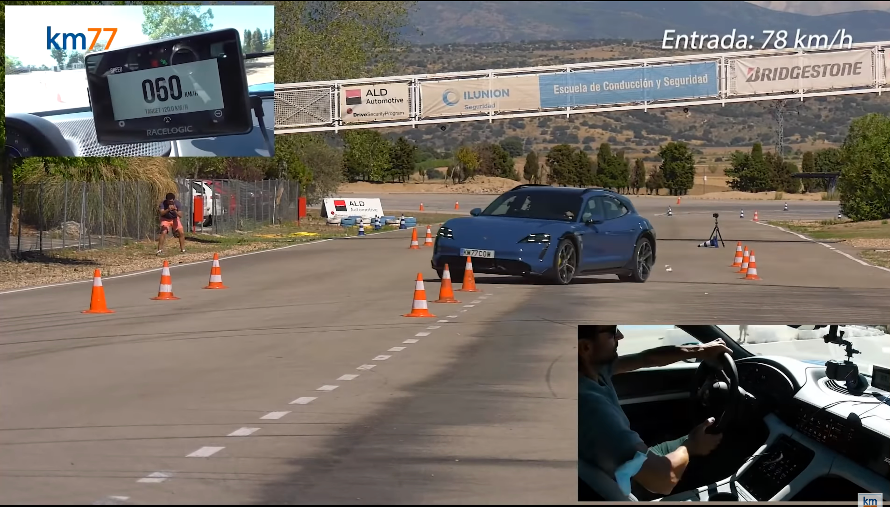 Електричний Porsche Taycan Cross Turismo провалив "лосячий" тест: відео