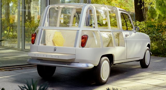 Електричний хетчбек Renault 4 отримав прозорий кузов - фото 482225