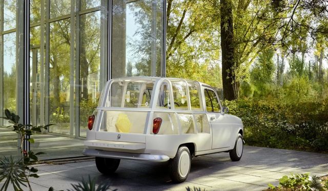 Електричний хетчбек Renault 4 отримав прозорий кузов - фото 482227