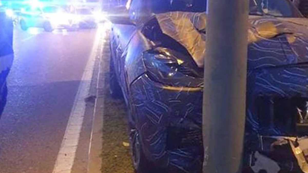Прототип Maserati Grecale потрапив в аварію під час випробувань: фотофакт