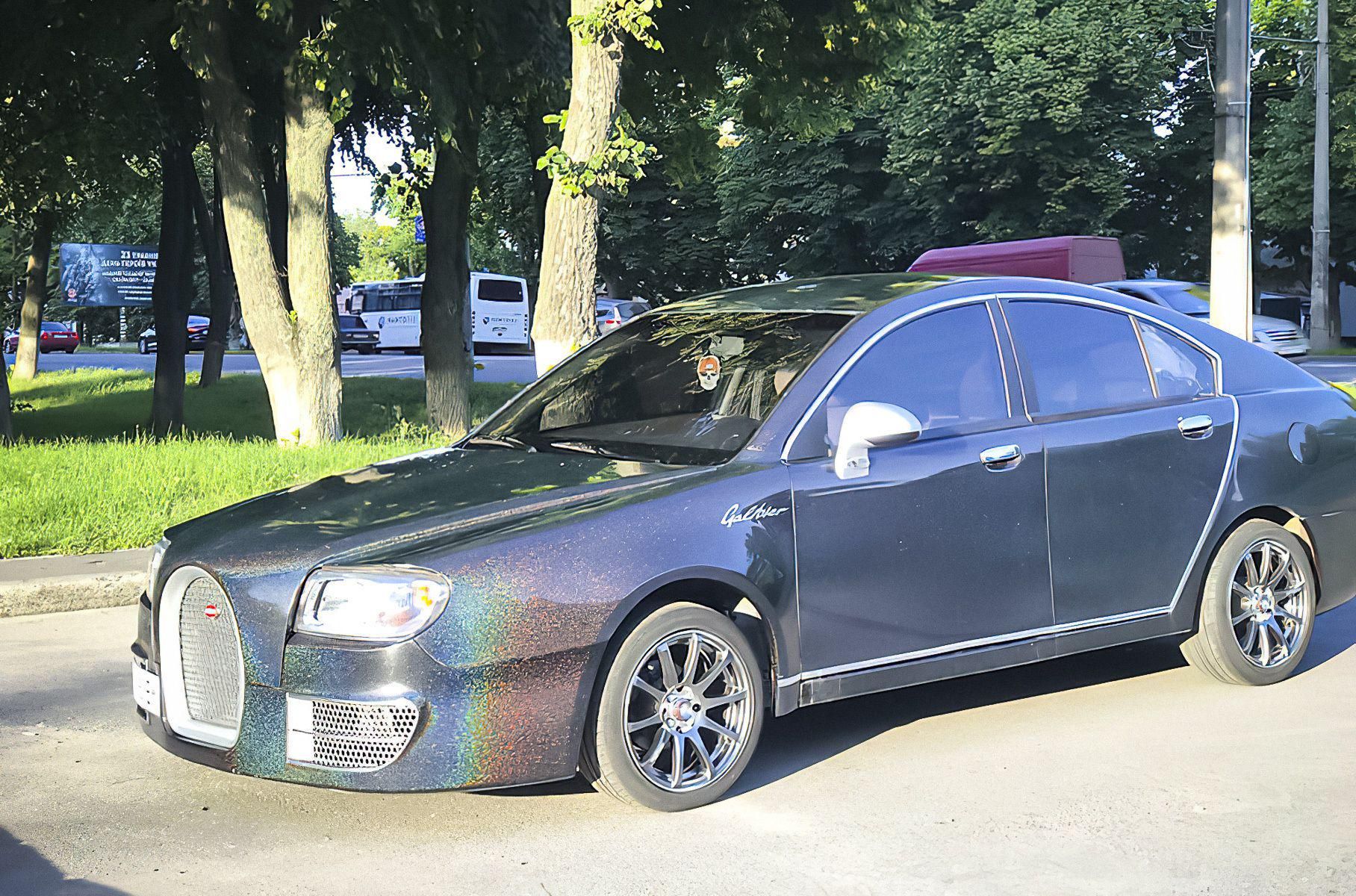 На українському сайті продають седан Chery, перероблений на Bugatti