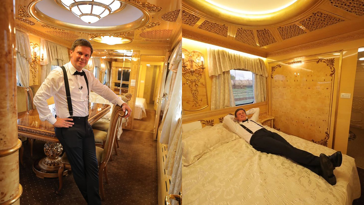 Дмитро Комаров поділився враженнями від поїздки в розкішному вагоні Укрзалізниці