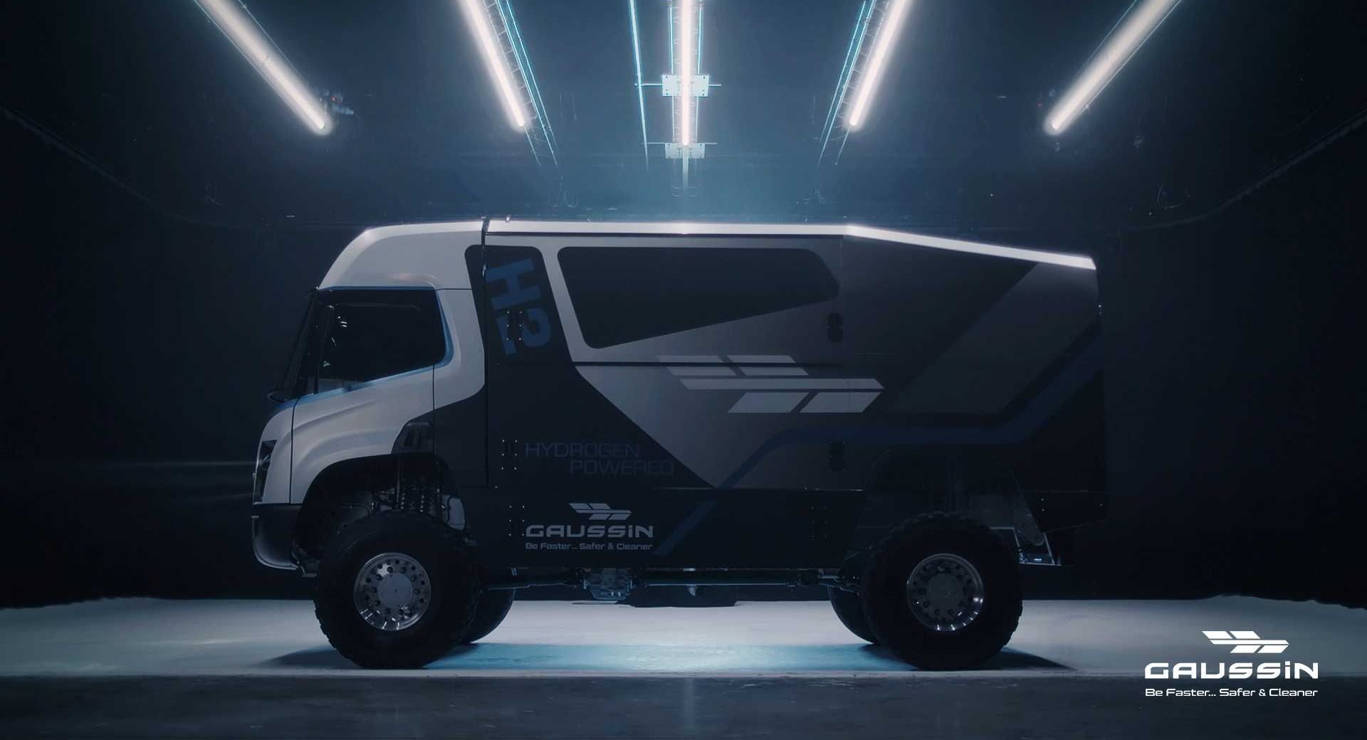 Представлена перша воднева вантажівка для перегонів "Дакар"