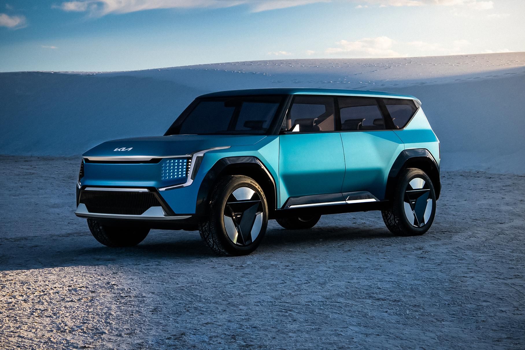 Заряджається швидше за смартфон: представлено електрокар Kia EV9