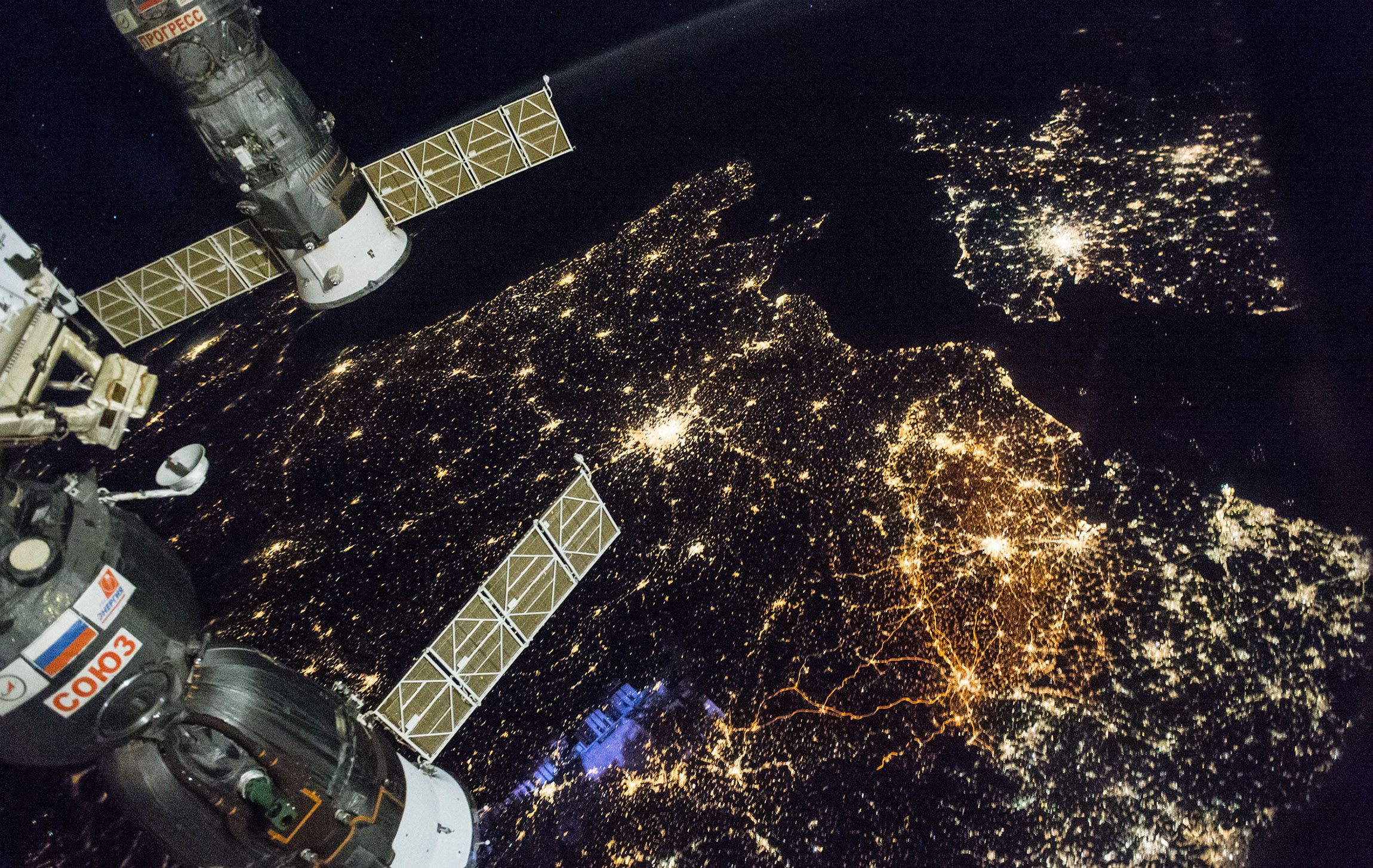 Дивіться, як виглядає Європа з МКС: видовищні кадри