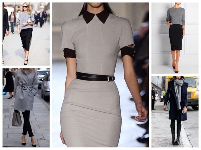 З якими кольорами поєднується чорний в одязі - фото 485685