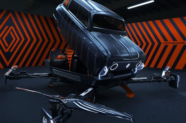 Представлений аеромобіль Air4, на який надихнув культовий Renault 4 - фото 486185