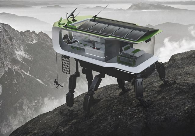 Дизайнер показав будинок, який здатний ходити та лазити по горах - фото 486415