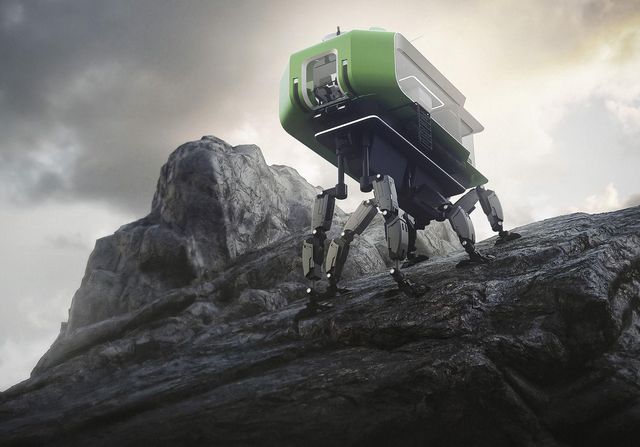 Дизайнер показав будинок, який здатний ходити та лазити по горах - фото 486419