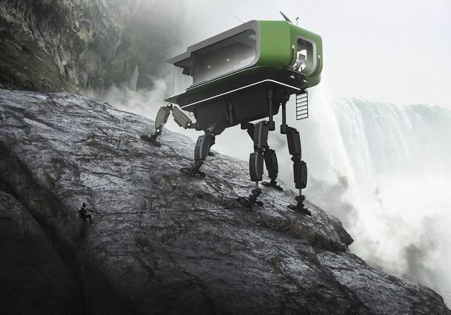 Дизайнер показав будинок, який здатний ходити та лазити по горах - фото 486420