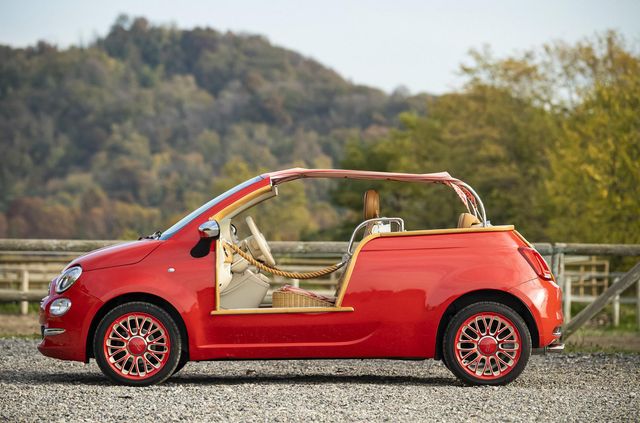 З молотка пустять пляжний Fiat 500: чим він відрізняється від звичайного - фото 486487