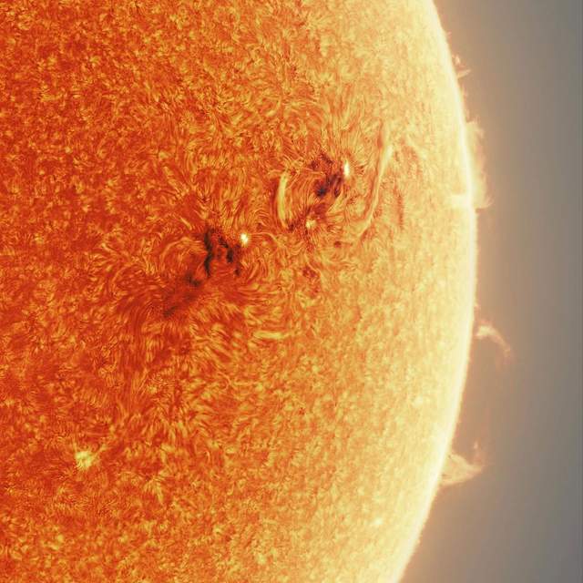 Астроном створив найдеталізованіше фото Сонця в історії - фото 487476