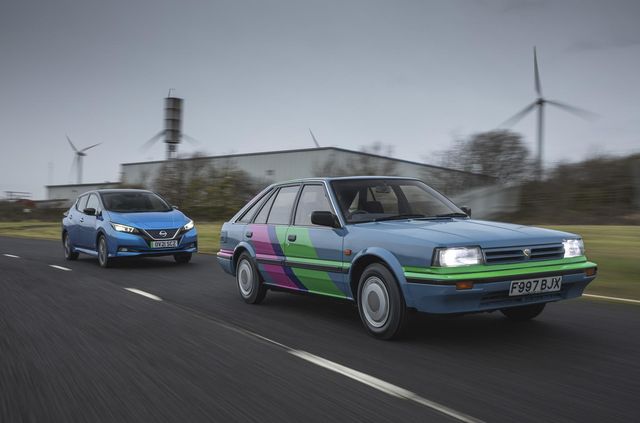 Nissan відродила ретро-хетчбек Bluebird: тепер він електричний - фото 488482