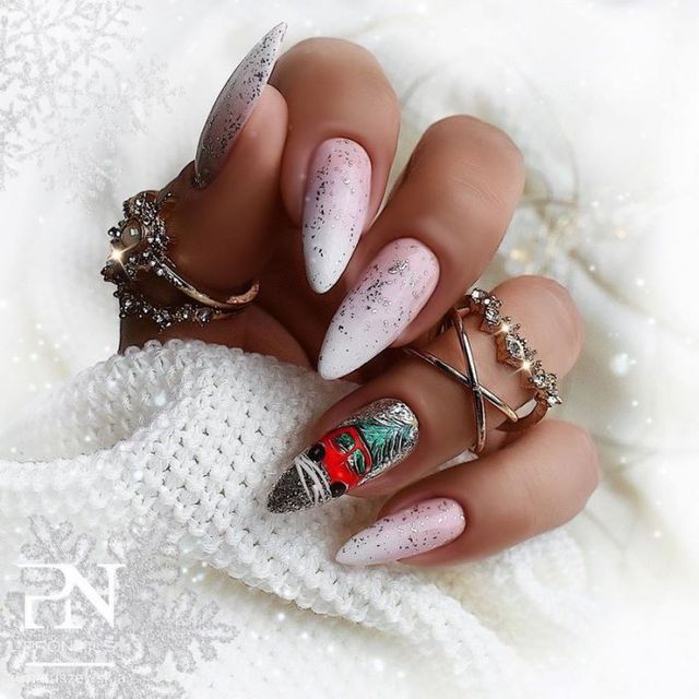Манікюр на Новий рік 2022: 50 красивих ідей нігтів у фото - фото 488891