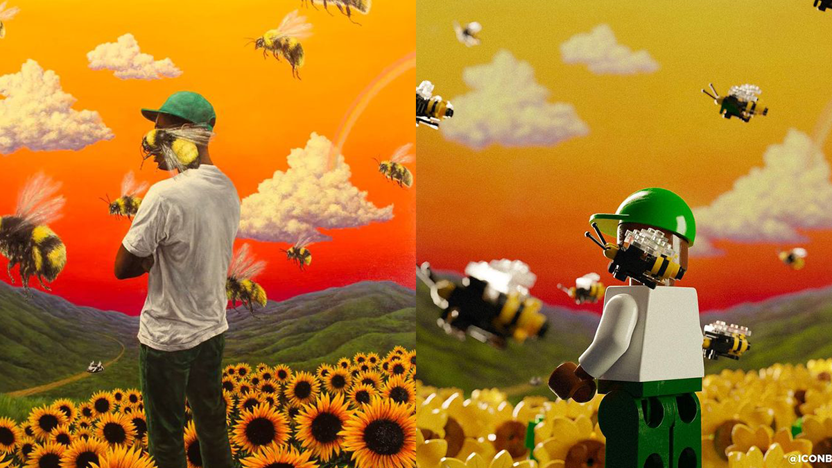 Художник відтворює обкладинки музичних альбомів із LEGO