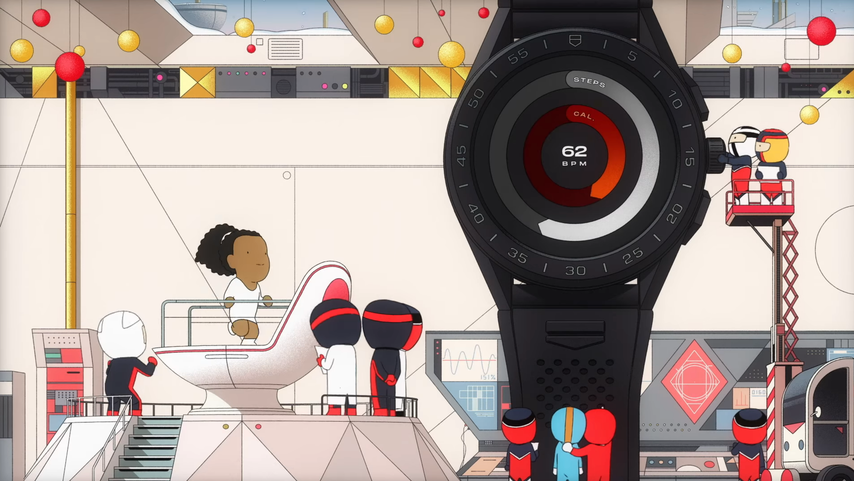 Швейцарський бренд годинників TAG Heuer представив різдвяний мультфільм