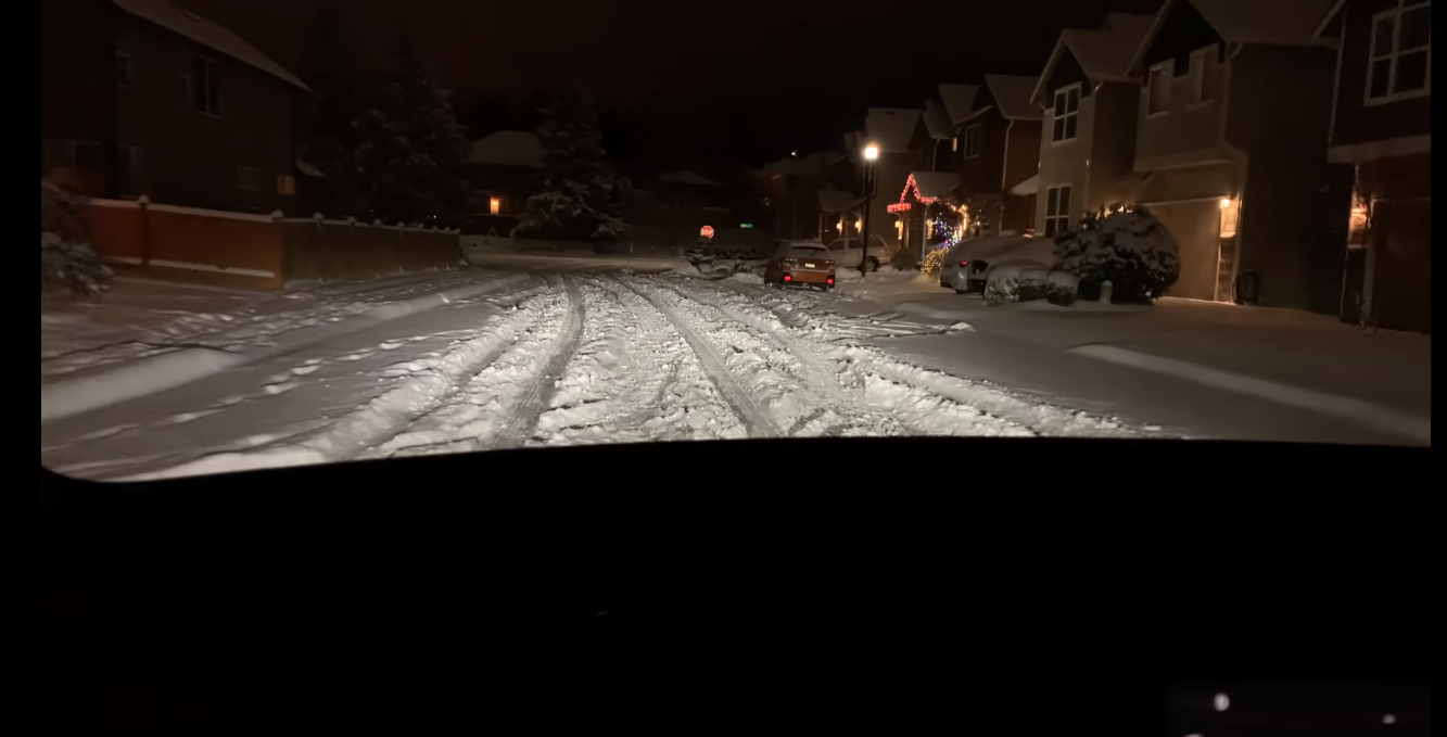 Дивіться, як чоловік відчайдушно намагається спуститися на Tesla зі засніженого пагорба