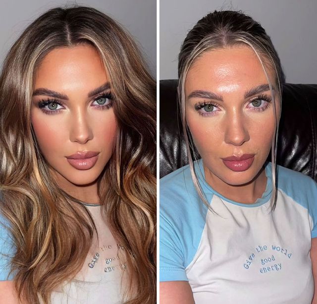 Що ховається за ідеальними фото: дівчина шокувала знімками до і після - фото 491302