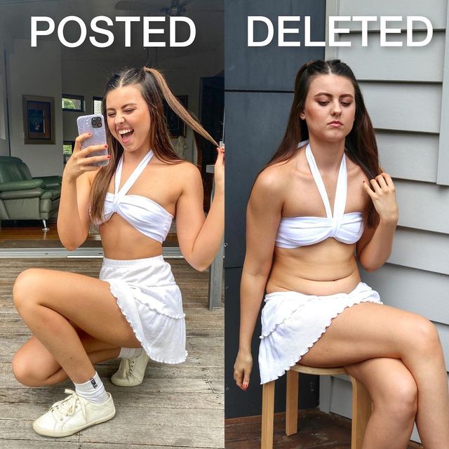 Блогерка показала 'видалені' фото, якими ніхто не хоче ділитися у соцмережах - фото 492544