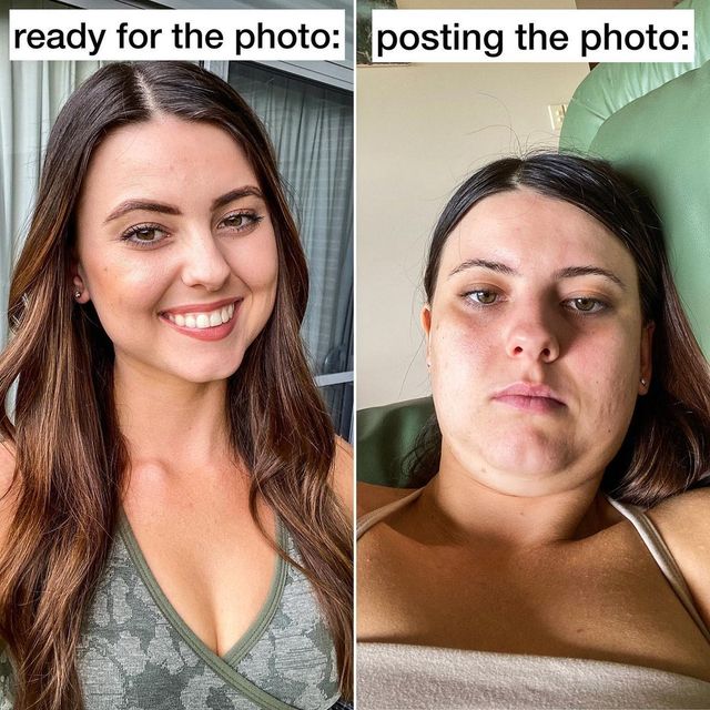 Блогерка показала 'видалені' фото, якими ніхто не хоче ділитися у соцмережах - фото 492550