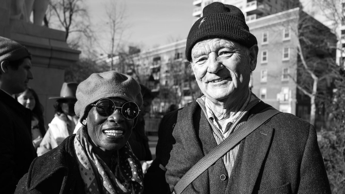 Білл Мюррей виступив у парку Вашингтон-сквер на Манхеттені - фото 1